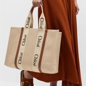 NWT Chloe Woody Large Tote Bag